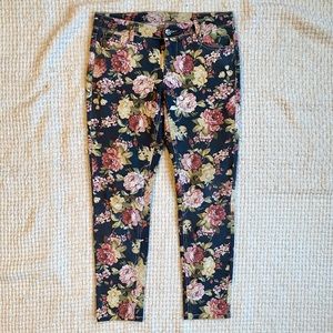 VANILLA STAR | Floral skinny jeans